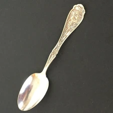 Carnation Silverplate  Spoon W R Keystone Oneida Serving 1908 Antique