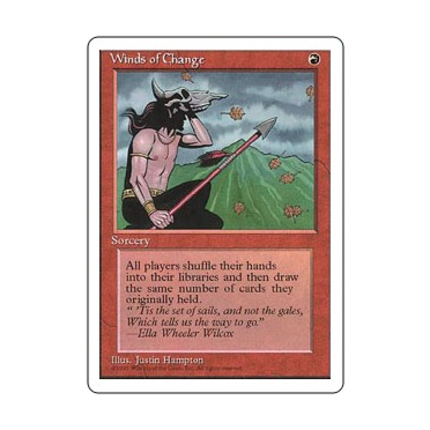 WOTC MtG 4th Ed Winds of Change (R) NM