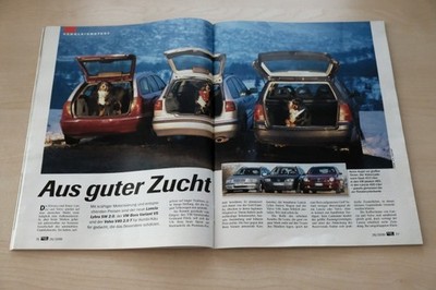 Auto Motor und Sport 26/1999 Lancia Lybra SW 2.0 LX mit 154PS besser als...?