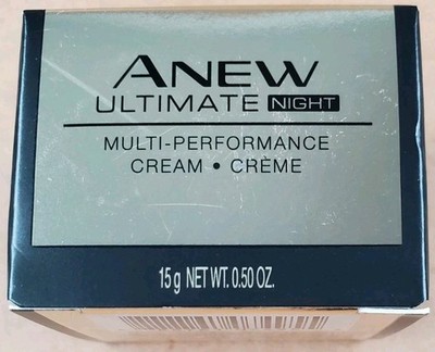 Avon Anew Ultimate Night Multi-Performance Night Cream Travel Size .5 oz Sealed