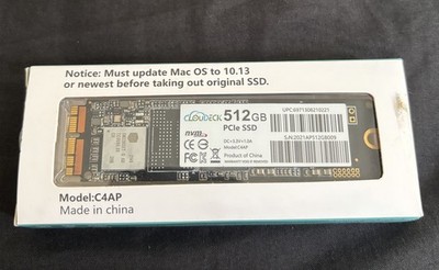 Cloudeck 512GB 3D NAND NVMe PCIe SSD, Gen3x4 Interne SSD Solid State Drive.