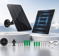 20W / 10W 5V Solar Panel for Security Camera Type-C Port Charger for CCTV Cam