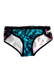 Victoria's Secret PINK Mesh Trim Hipster Panty Green Palm