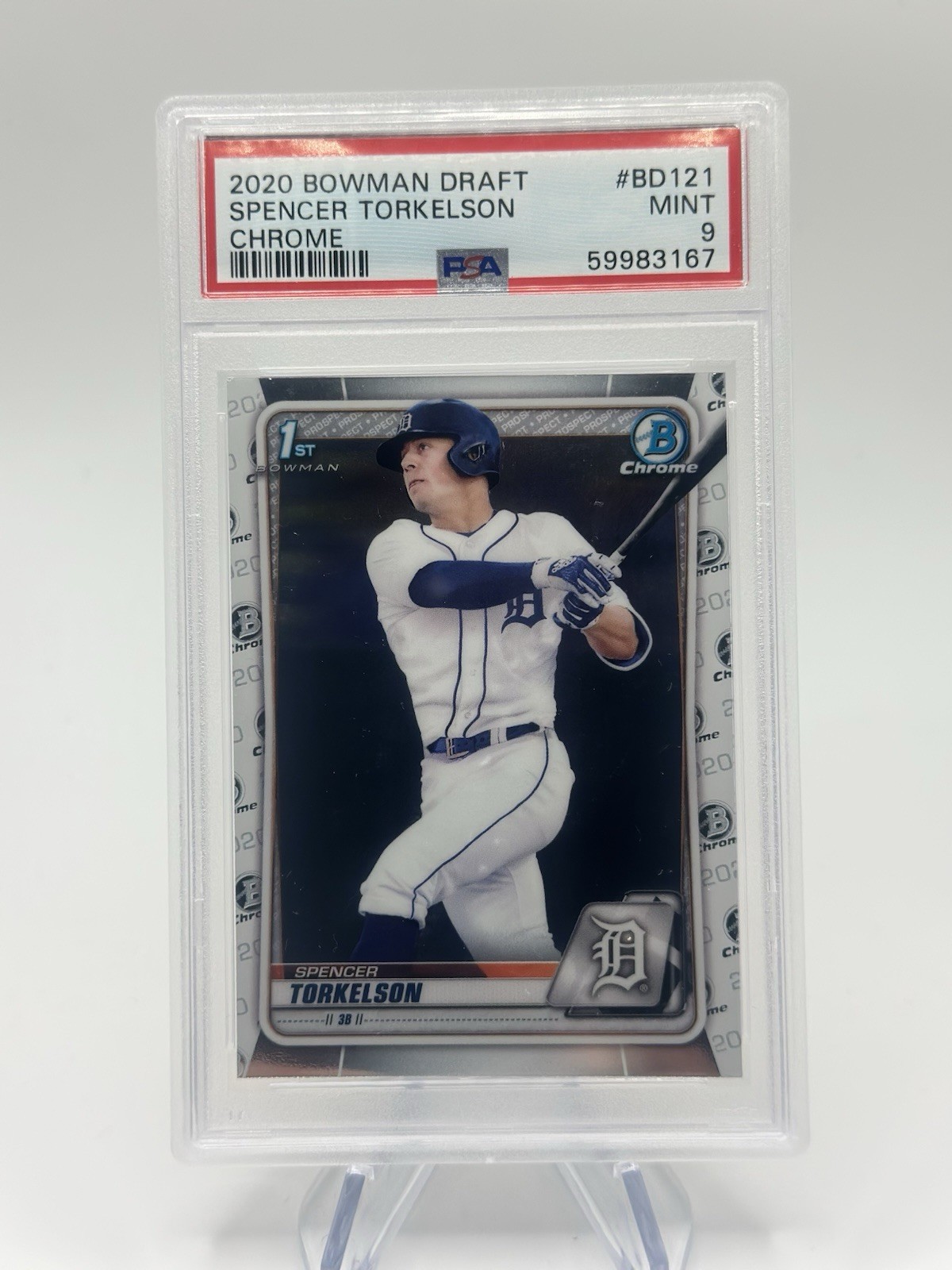 Spencer Torkelson 2020 Bowman Draft #BD-121 Chrome (1st) Price