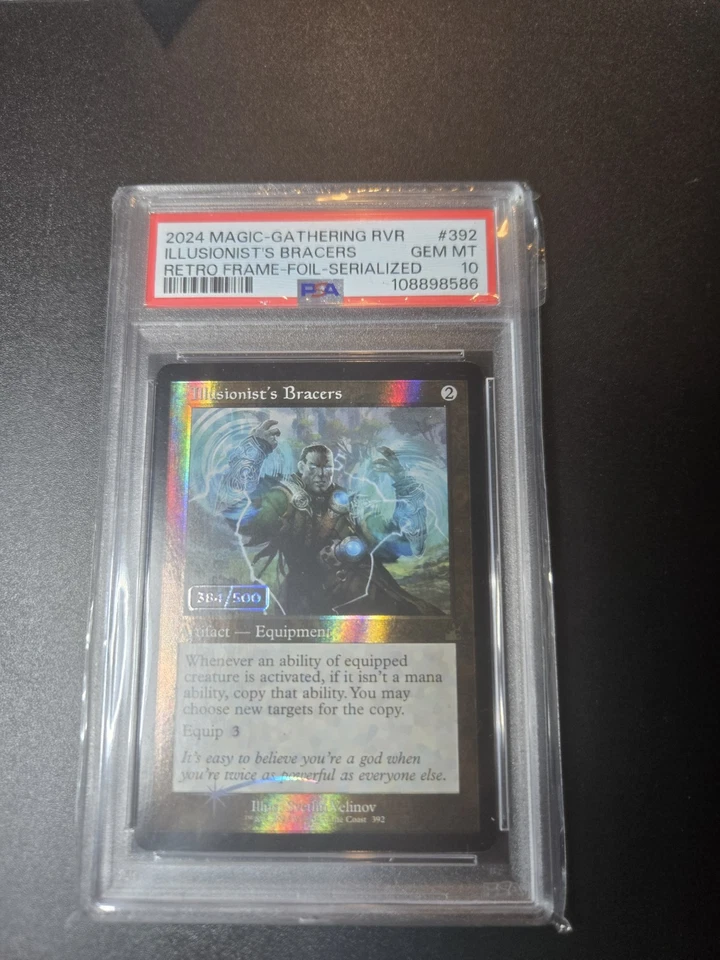 Illusionist's Bracers (Retro Frame) (Serial Numbered) Ravnica Remastered Foil - Image 3 of 3