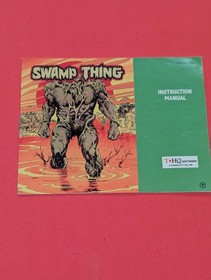 Swamp Thing NES Cartridge and Manual