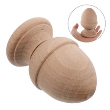 European Style Wood Carving Columns Decorative Lamp Finials DIY Bed Post Dowel