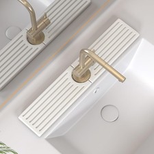 Stone Faucet Mat for Kitchen Sink, Water Absorbing Sink Water Splash Guard,
