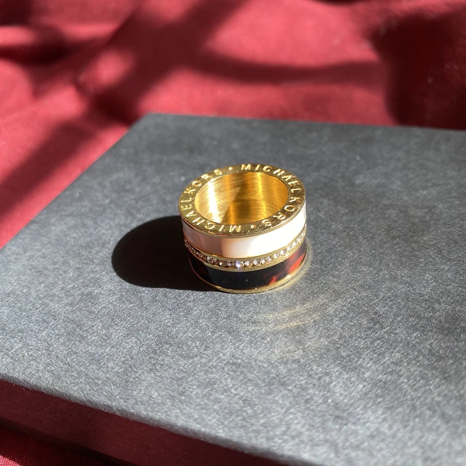 Anillo Michael Kors Talla 6 Caparazón de Tortuga Madreperla Foto 4 de 4