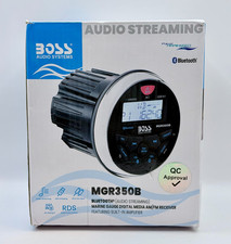 BOSS MGR350B Bluetooth MP3/AM/FM/USB 3.5" Gauge Hole Marine Stereo Receiver