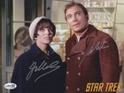 WILLIAM  SHATNER  & JOAN COLLINS Signed STAR TREK 8x10 Photo