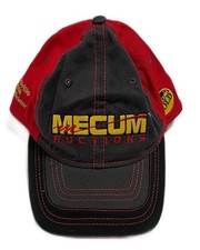 Mecum Auctions Red Black Baseball Cap Hat Louisville 2016 Gold Bidder 100