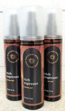 3 Bath Body Works RICH ESPRESSO Perfume Fragrance Mist 6oz LOT/SET of 3