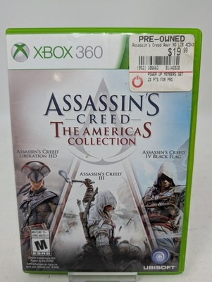 ASSASSIN'S CREED THE AMERICAS COLLECTION - XBOX 360, CIB, w/ Manual