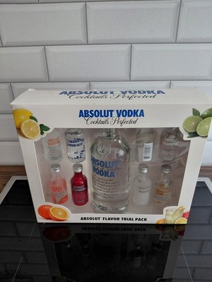 Absolut Vodka Flavor Trial Pack 750 ml Plus 8 Minis
