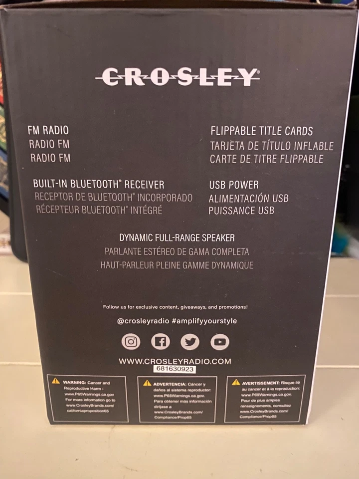 Radio de mesa Crosley Diner Jukebox Bluetooth cromada CR1120A-SI - plateada - Imagen 4 de 4