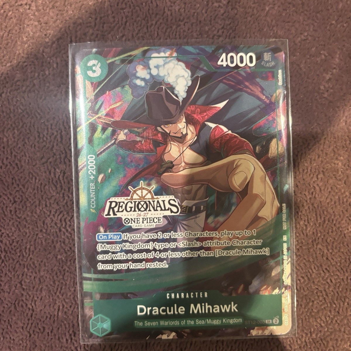 One Piece TCG | Dracule Mihawk | Offline Regional 2026 Vol. 1