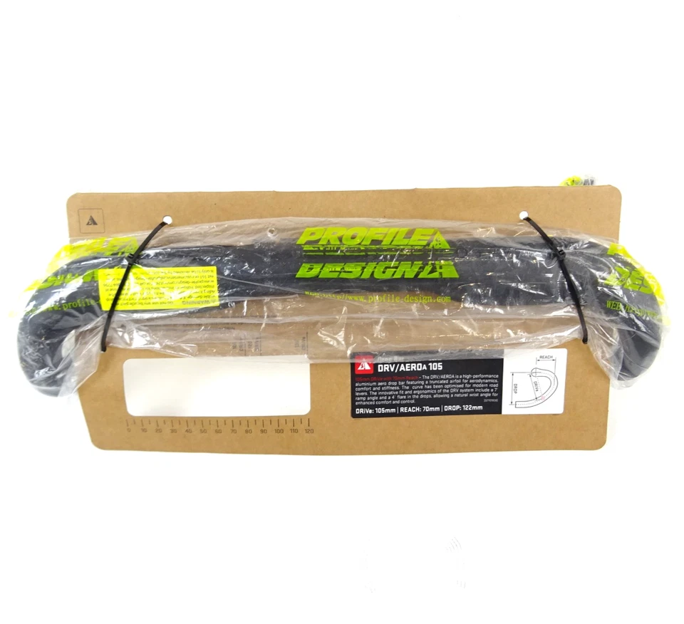 Profile Design DRV / Aero A Bike Drop Handlebars 31.8mm x 380mm x 105 PRO-42-G10 - Image 2 of 4