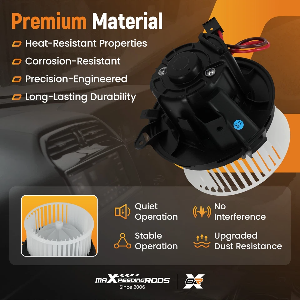 HVAC Blower Motor w/ Wheel For Mercedes-Benz E400 E500 E550 2013-2016 2128200708 - Image 3 of 4