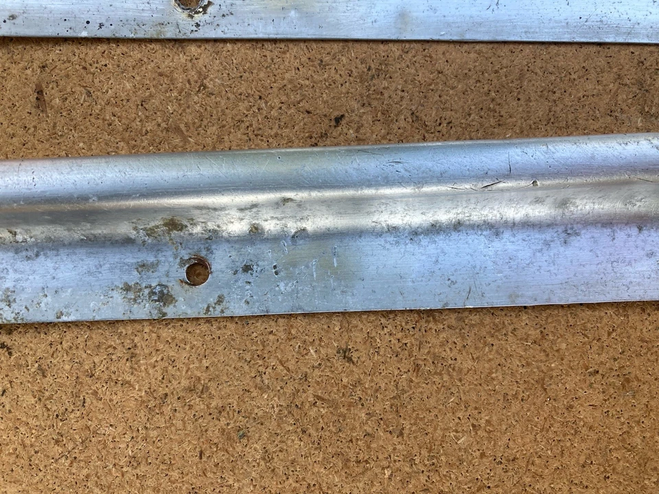 Chevy 1972-80 camioneta LUV umbral de puerta placas de desgaste, placas de patada, moldura, Chevrolet. Foto 4 de 4