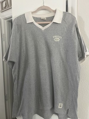 Vintage  90s American Eagle Grey Polo Short Sleeve Men s X-Large Great Condition