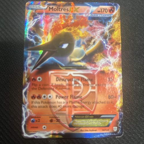 Moltres EX (Team Plasma), Pokémon Plasma Storm Ultra Rare, 14/135 