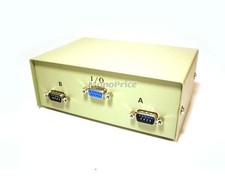 2 Way DB9 Data Switch Box, AB Male 1344