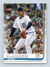 2019 Topps ASG Foil Stamp #586 Drew VerHagen Detroit Tigers