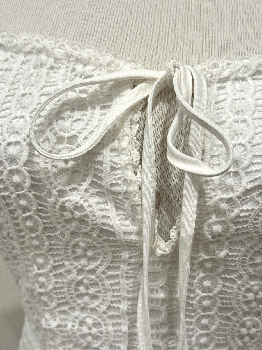 Revolve SUPERDOWN Del Crochet Keyhole Mini Dress White Sz S Club Sexy Cute | eBay Revolve SUPERDOWN Del Crochet Keyhole Mini Dress White Sz S Club Sexy Cute | eBay