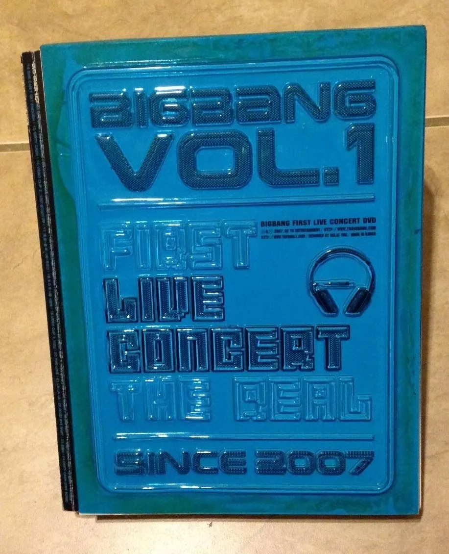 BIGBANG Vol 1 First Live Concert The Real Since 2007 DVD + book set