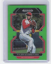 2022 Panini Prizm Draft Picks #PDP161 Tyler Schweitzer Lime Green #/75