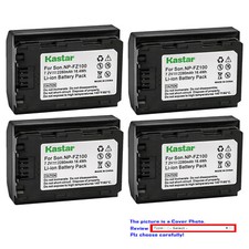 Kastar Replacement Battery for Sony NP-FZ100 BC-QZ1  Sony Alpha A7R3 Camera
