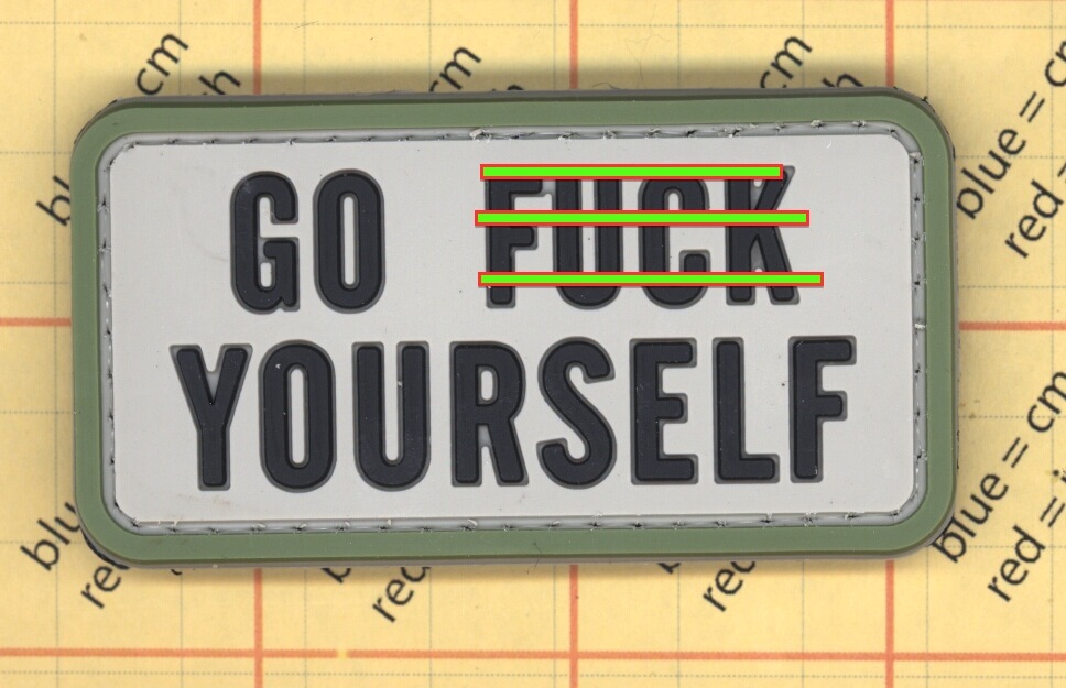 PVC GO F*** Yourself F military OD Multicam Patch Army USA Navy F UCK b5