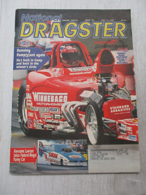 NATIONAL DRAGSTER MAGAZINE JULY 4, 1997 DAVID RAMPY PONTIAC EXCITEMENT ...