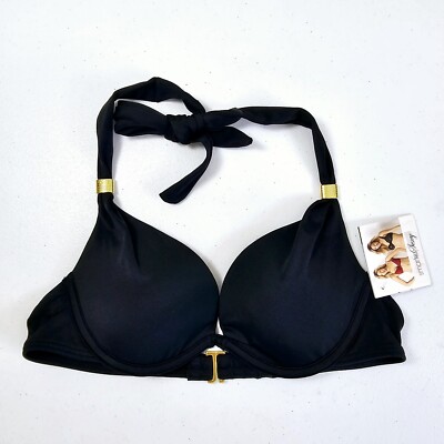 Smart Sexy Women's Swim Secret Mega Push-up Halter Black