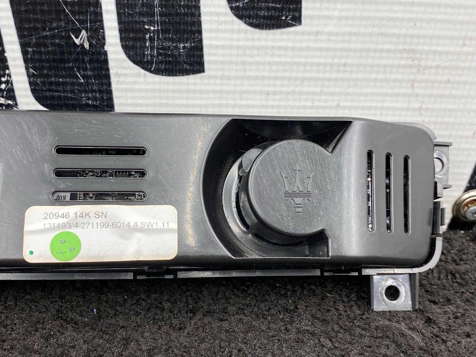 2015 Maserati Granturismo MC Climate Control Panel OEM