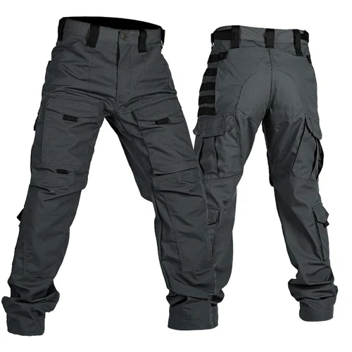 Mens Tactical Cargo Trousers Army Military Multi-pocket Outdoor Combat Pants BDU - Picture 6 of 40