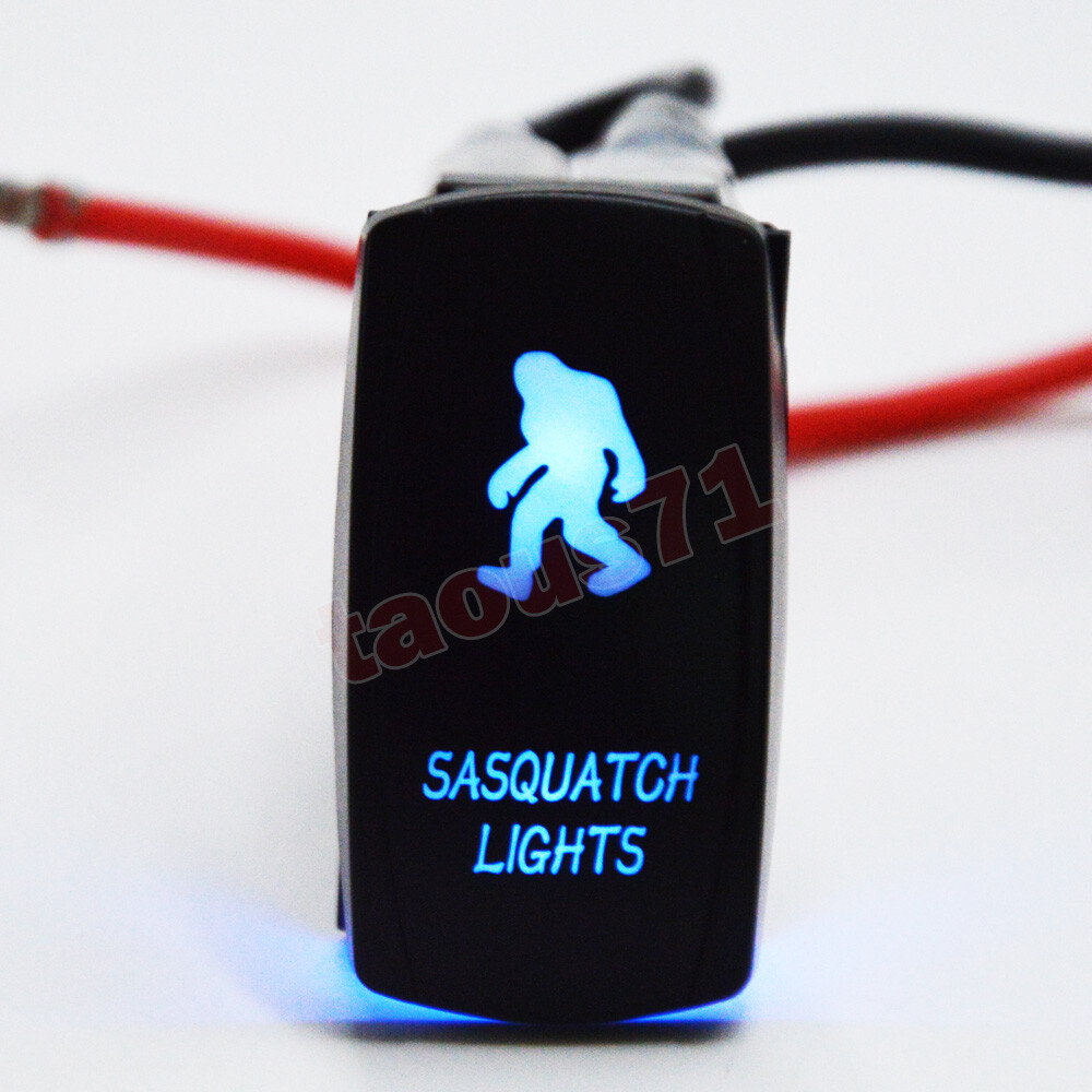 SASQUATCH LIGHTS Rocker Toggle Switch For Truck Car UTV Boat LED Bar Lamp - Foto 9