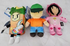Stumble Guys Cereal Killer Mr. Stumble Meowmer 8” Plush Buddies Set of 3 New
