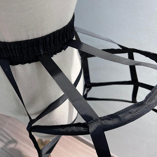 Hoop Skirt Petticoat Lolita Crinoline Pannier Petticoat for Cosplay Gown Prom - Picture 4 of 7