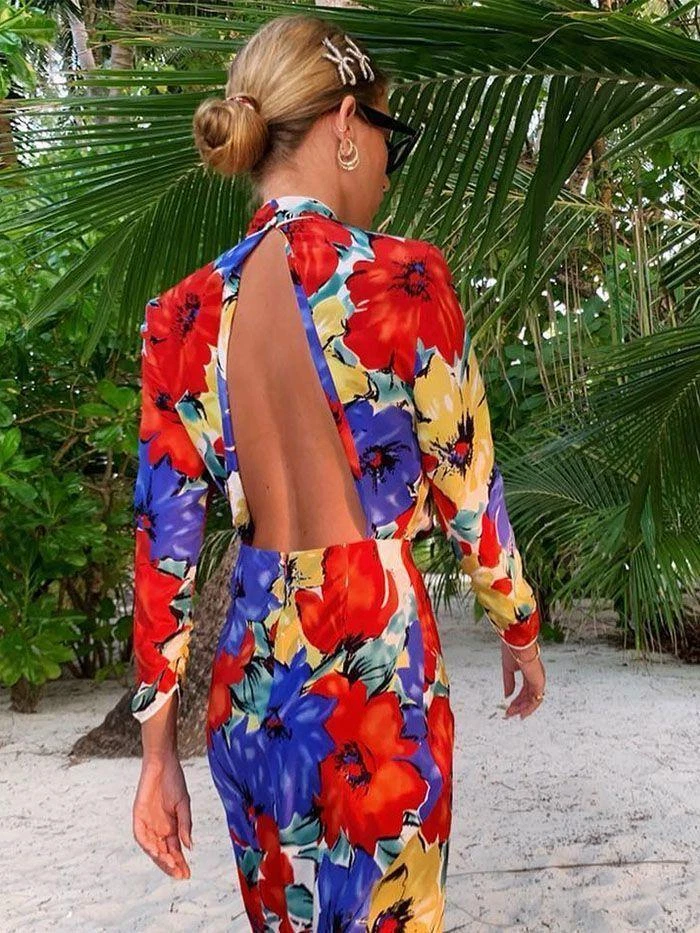 Rixo diana floral dress clearance