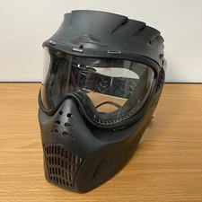 Empire X-Ray Single Lens Paintball Mask Black with Chin Strap