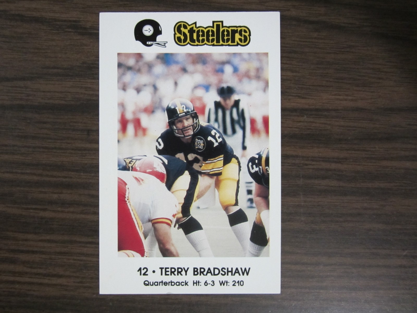 1983 Terry Bradshaw Pittsburgh Steelers Police Card | eBay