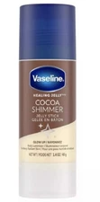 Vaseline COCOA SHIMMER balm 1.4oz healing Jelly STICK Glow Up body luminizer
