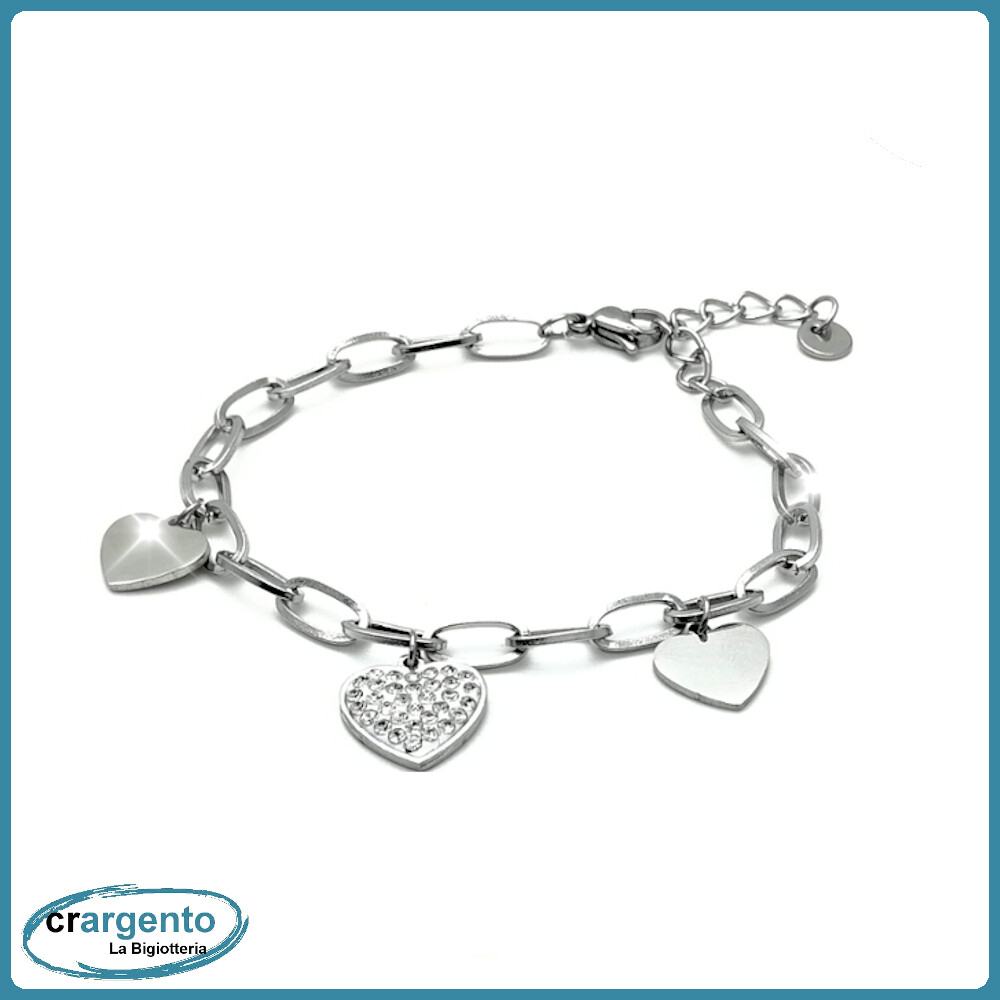 Bracciale Regolabile Con Ciondolo Granello Di Senape – Acciaio Inossidabile – Gioiello Fede Donna - 4