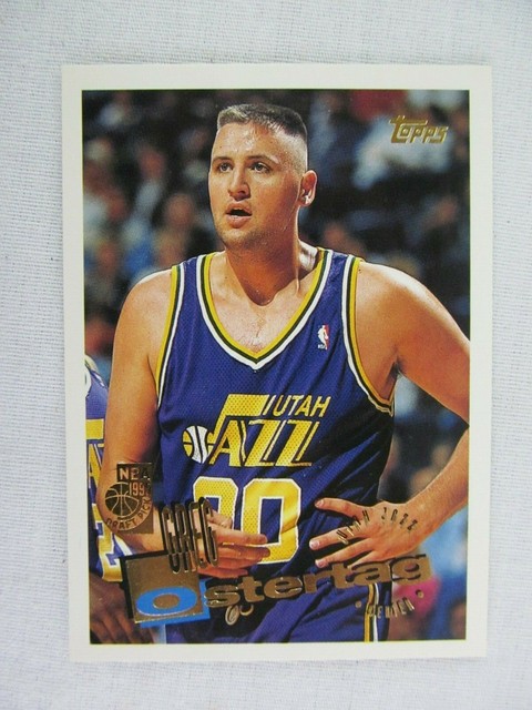 Greg Ostertag Utah Jazz 1996 Topps Basketball Card 207 EBay