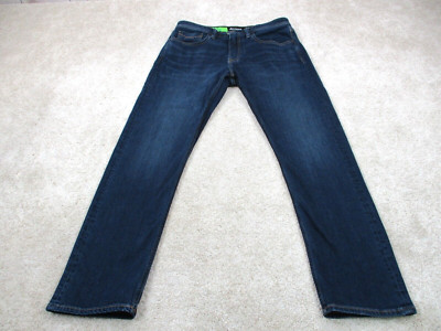 Revtown Decade Denim Jeans Men 32 Blue Sharp Straight Regular Stretch 32x29