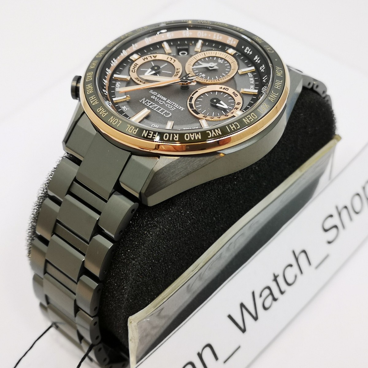 CITIZEN ATTESA CC4016-67E BLACK GPS Direct Flight Men's Watch New
