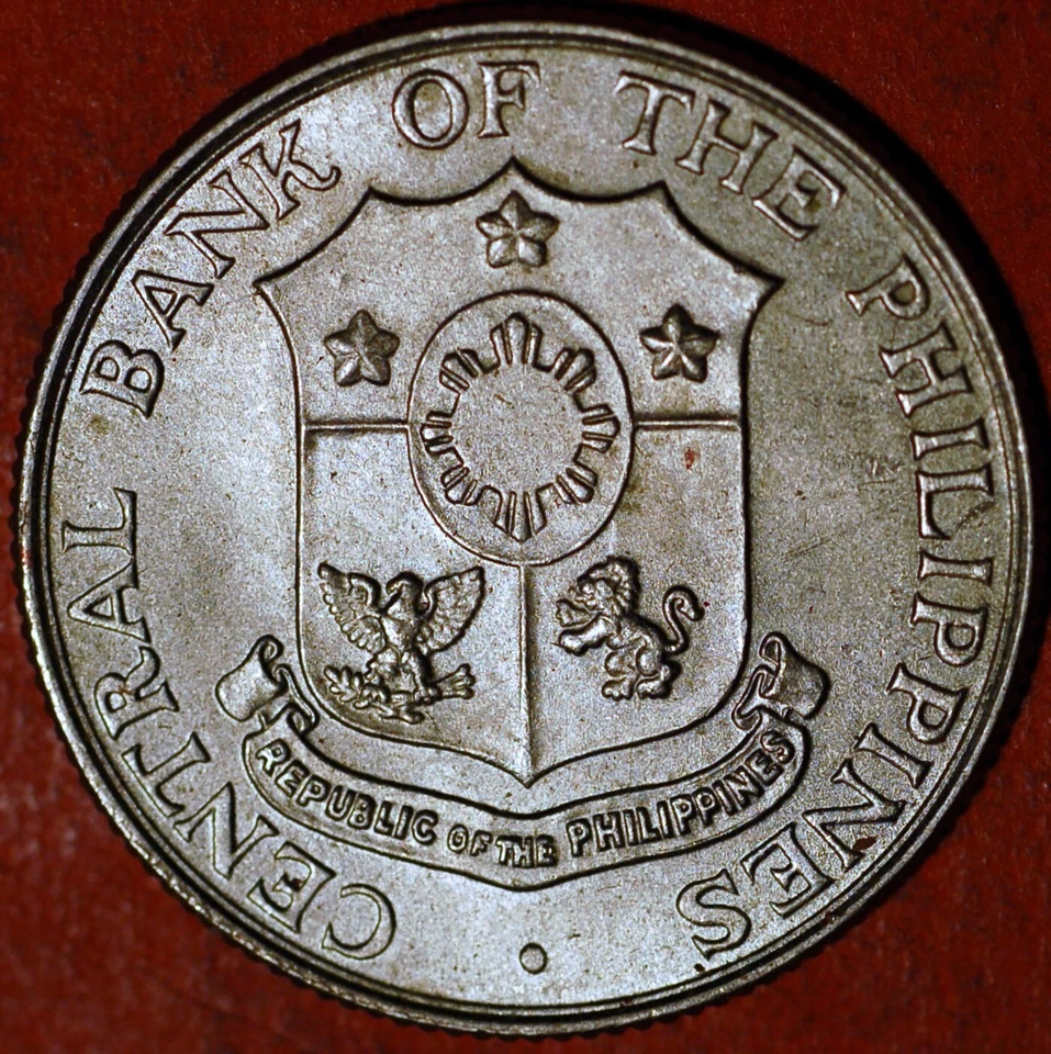 Philippines 25 Centavos 1966 KM# 189.2 - Image 2 of 2