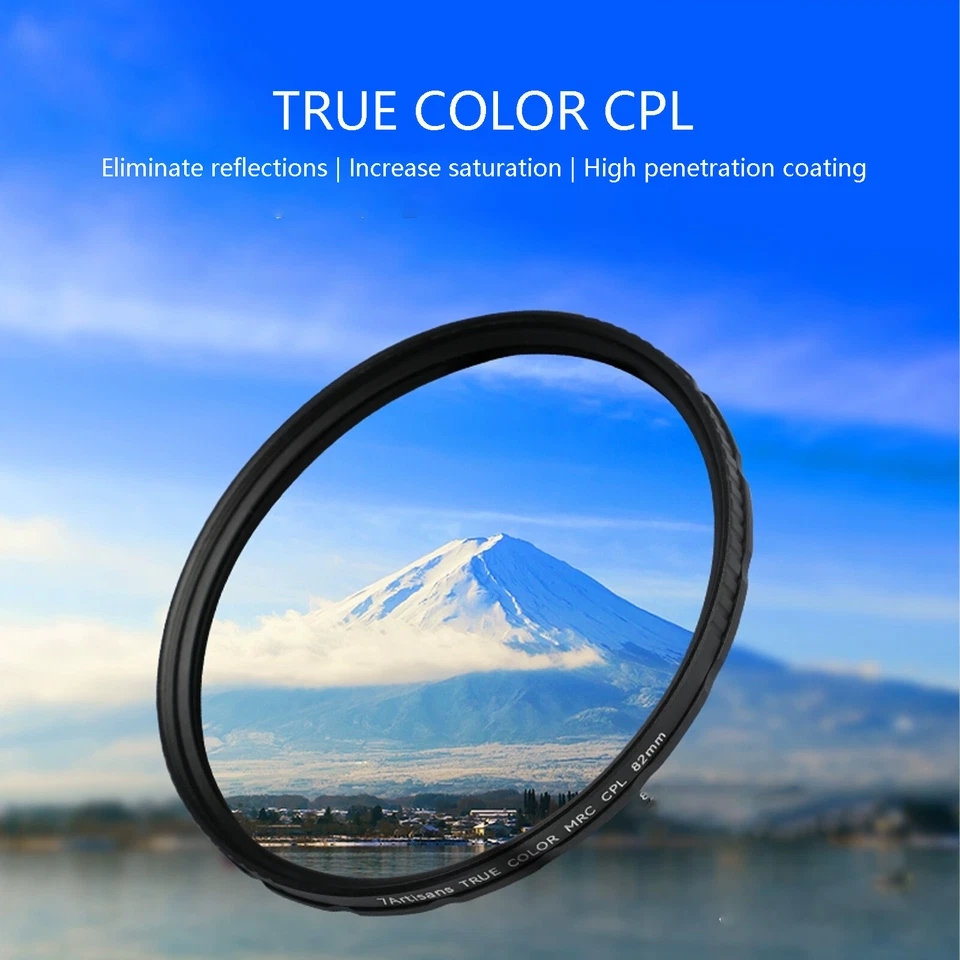 46 52 62 77 82mm CPL Filter Lens Circular optical Lens Kit For Camera Lens - Image 2 of 4